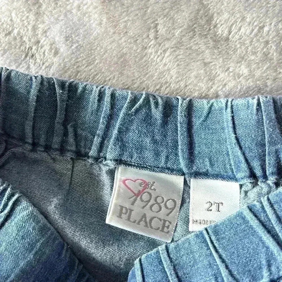 The Children's Place - ruffle denim skirt. Size 2 - Picture 2 of 4